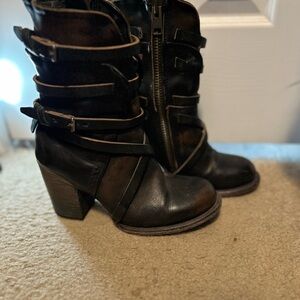Freebird Baker Black Boots